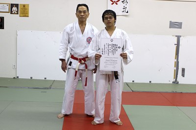 Danan with Sensei Ishino