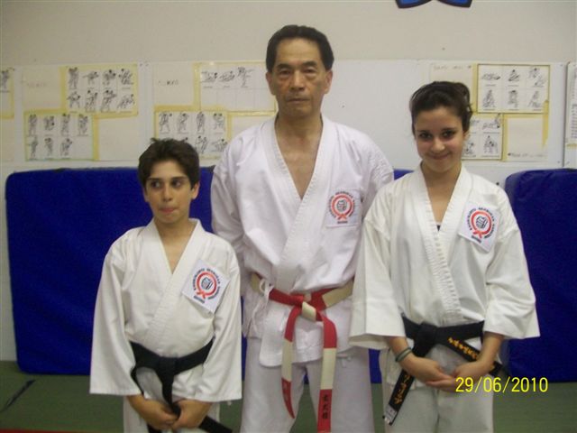 Chris & Emily with Sensei Ishino