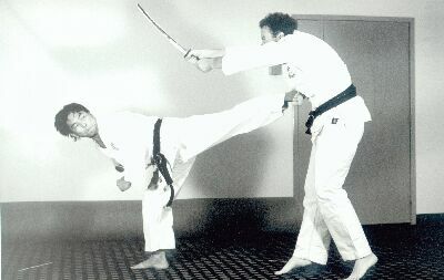 SHIHAN Shigeru Ishino - Side kick 1980's